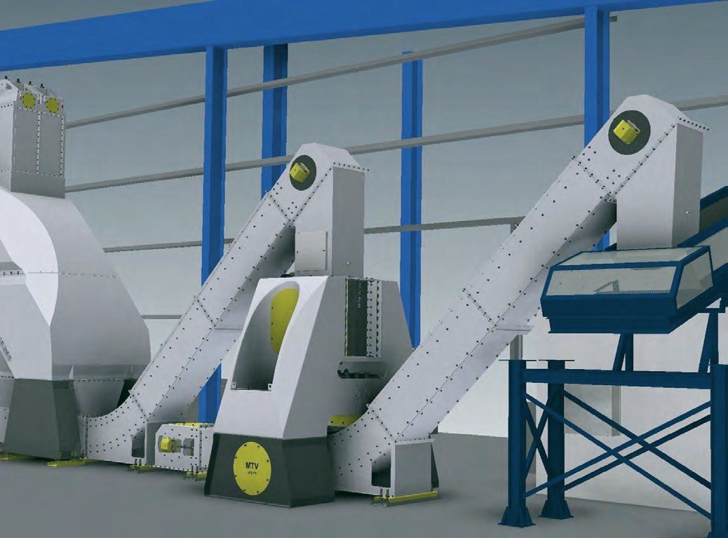 Modelo 3D del refinado de la fracción orgánica de RSU por separación densimétrica