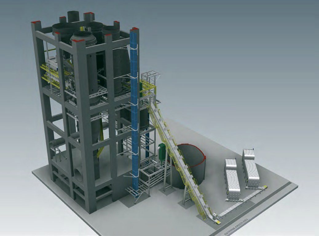 Modelo CAD 3D del mismo sistema